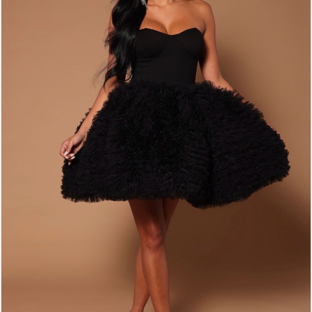 Fashion Nova Nikki Ruffle Mini Dress